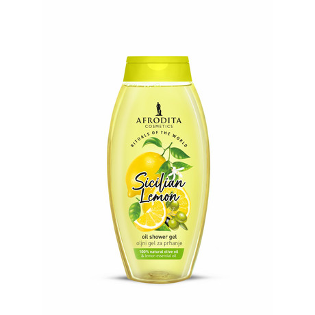 Afrodita SICILIAN LEMON - SZICÍLIAI CITROM Olajos tusoló gél